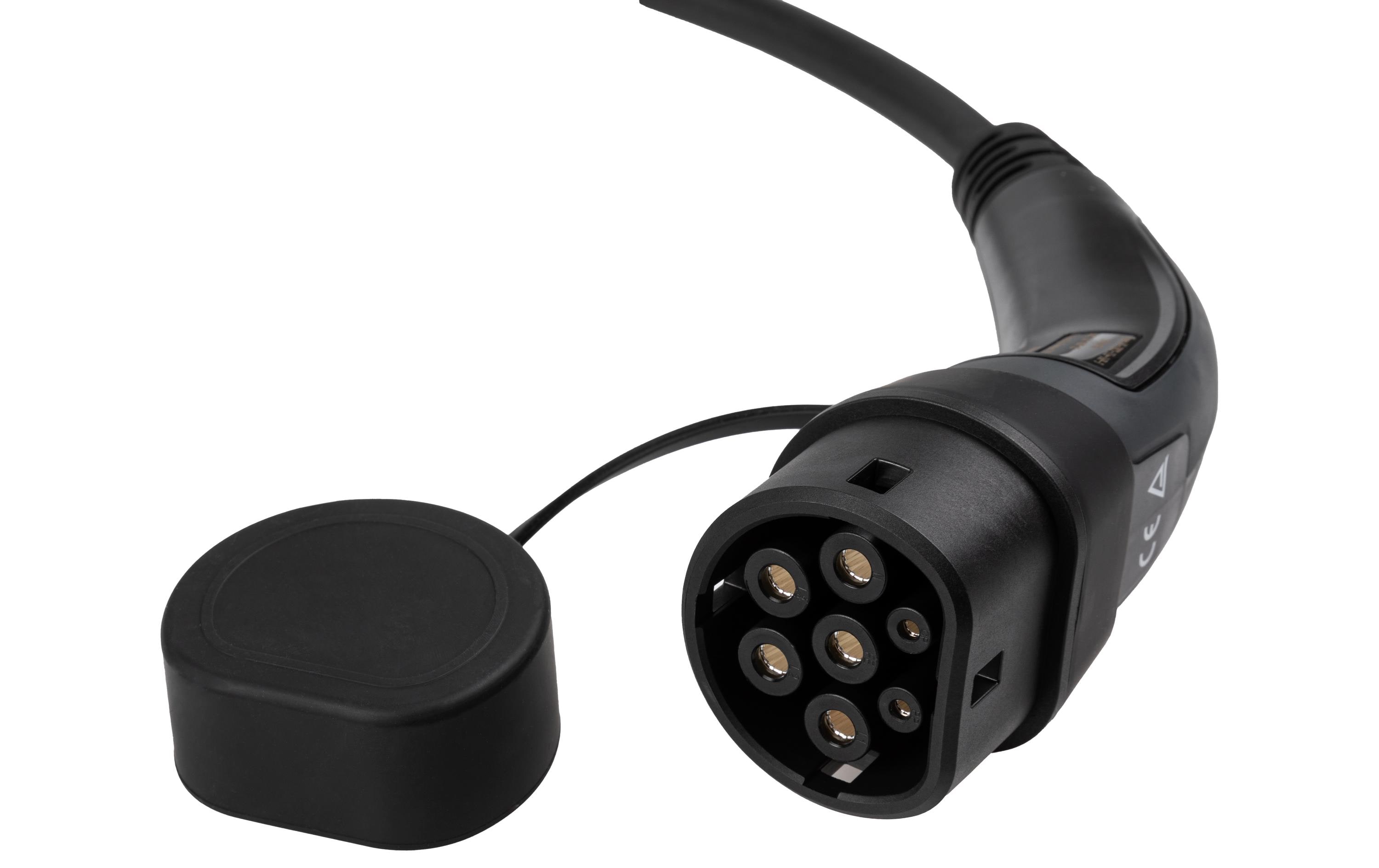Ladekabel - Typ 2 - 22kW - 5m Spiral