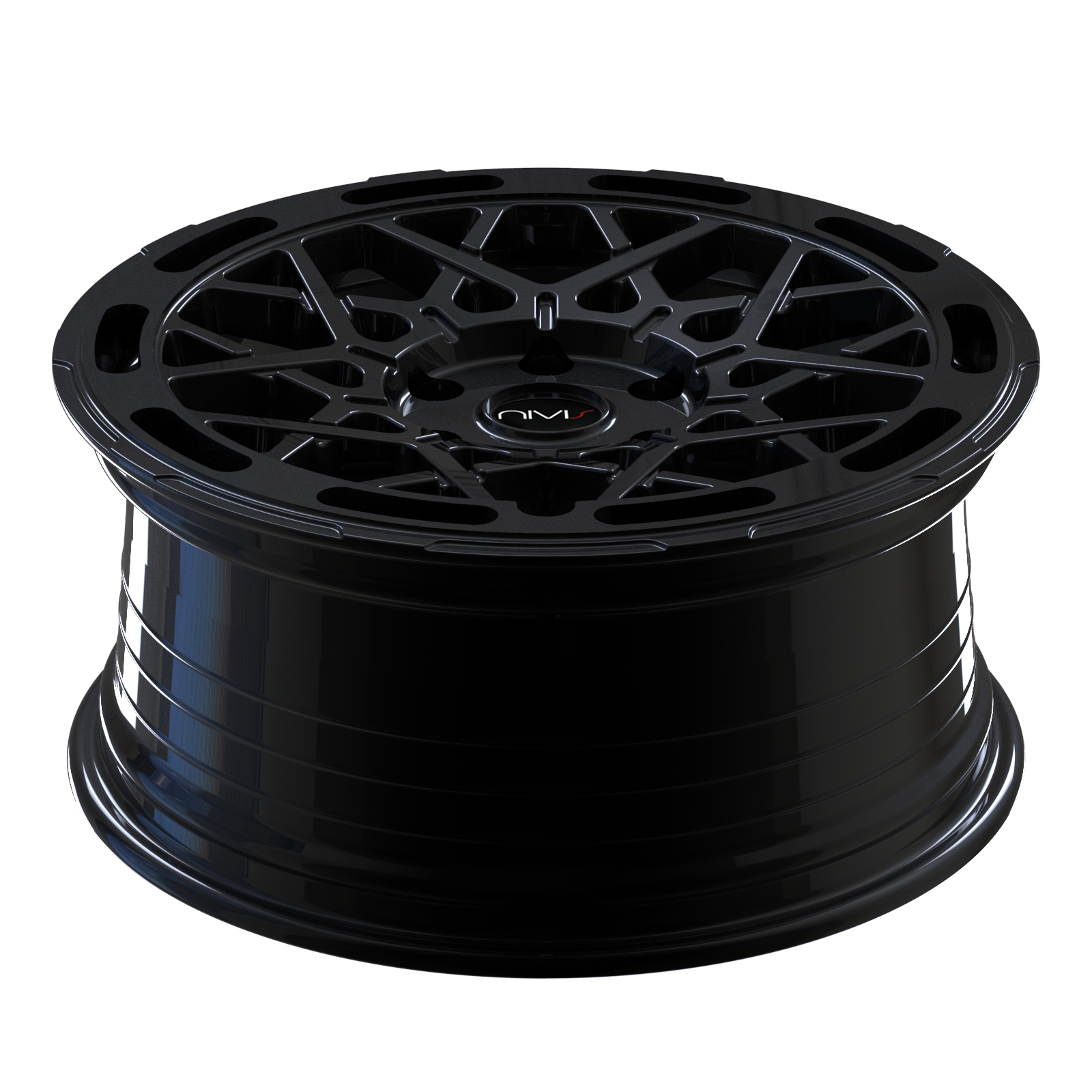 Nivis Velora 8.5x20 ET45 6x120 74.6 Gloss Black