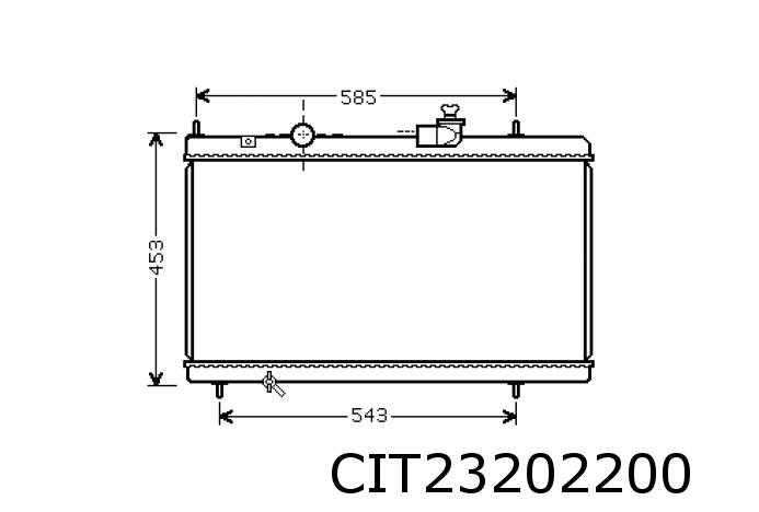 Radiator, engine cooling
