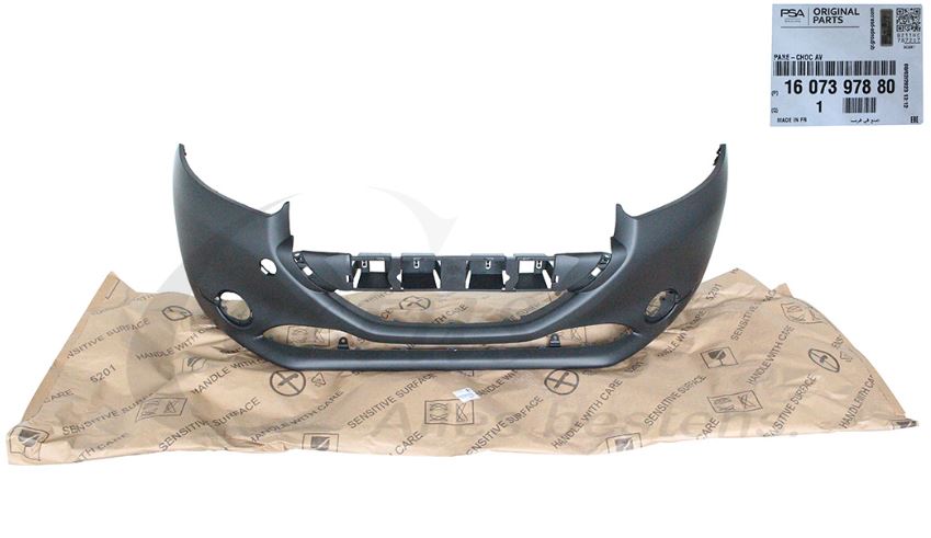 Stossstange vorne 208 grundiert ohne Löcher für Parksensoren