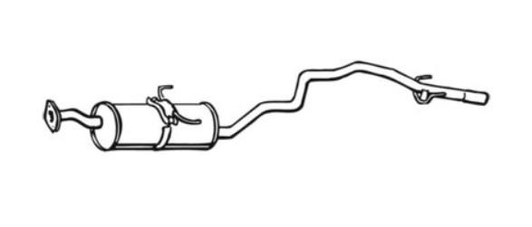 Mittelschalldämpfer