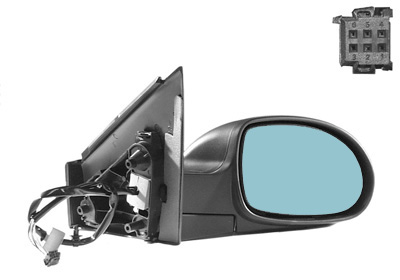Rétroviseur C5 droite electr./chauffage/color