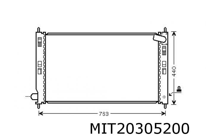Radiator, engine cooling