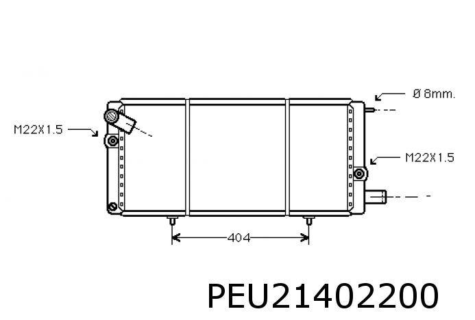 Radiator, engine cooling