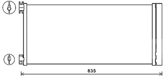 Klimakondensator Trafic III / Talento