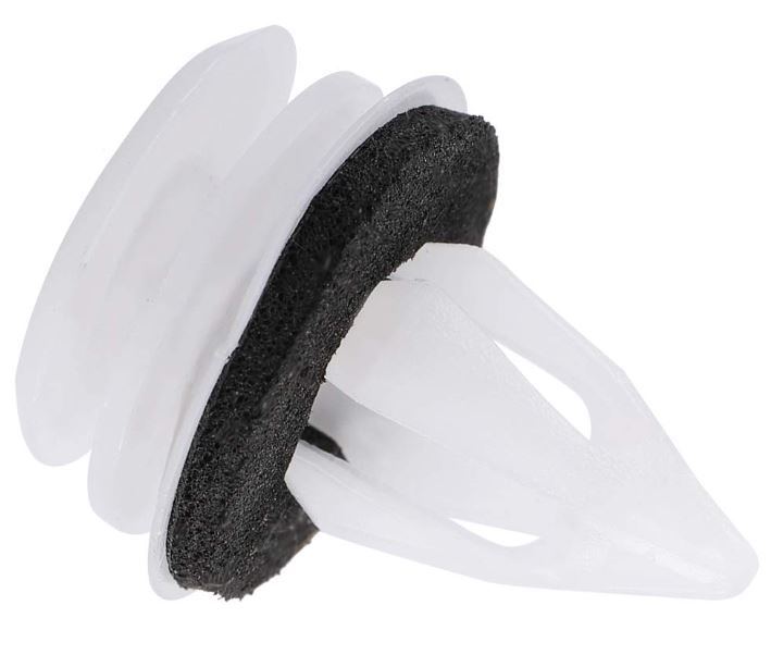 Clip mit Dichtscheibe natur weiss