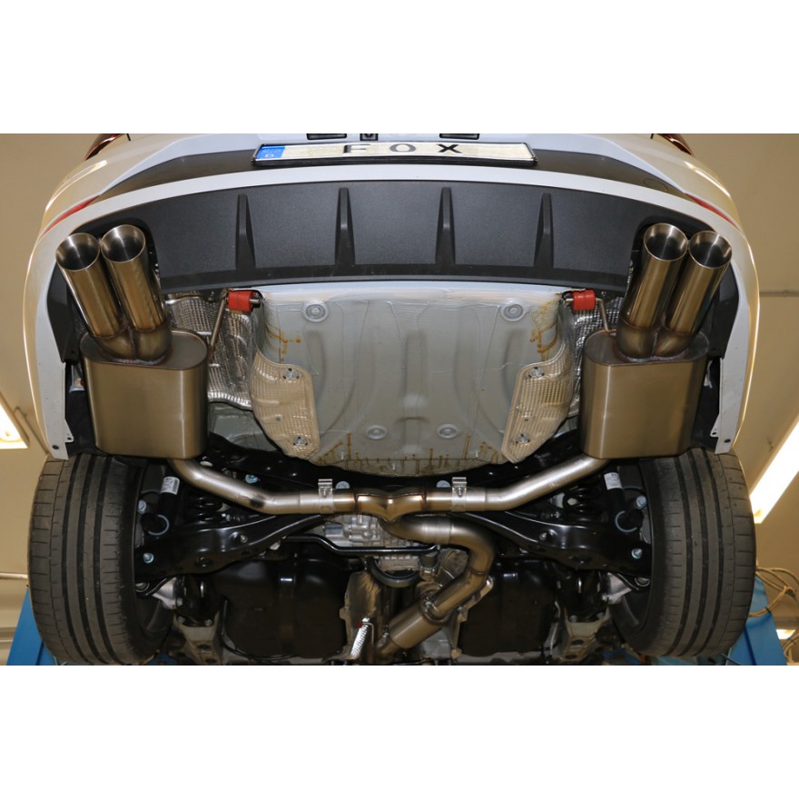 Seat Leon 5F ST 4x4 - Cupra 300 Endschalldämpfer rechts/links - 2x80 Typ 25 rechts/links