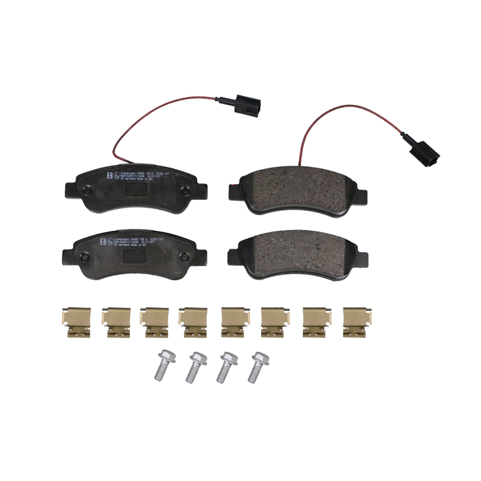 Bremsklötze hinten mit Warnkabel17Q Fiat Ducato Typ 250/251 ab Bj,2014