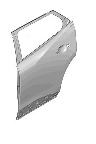 Porte arrière gauche Peugeot 2008 2019-