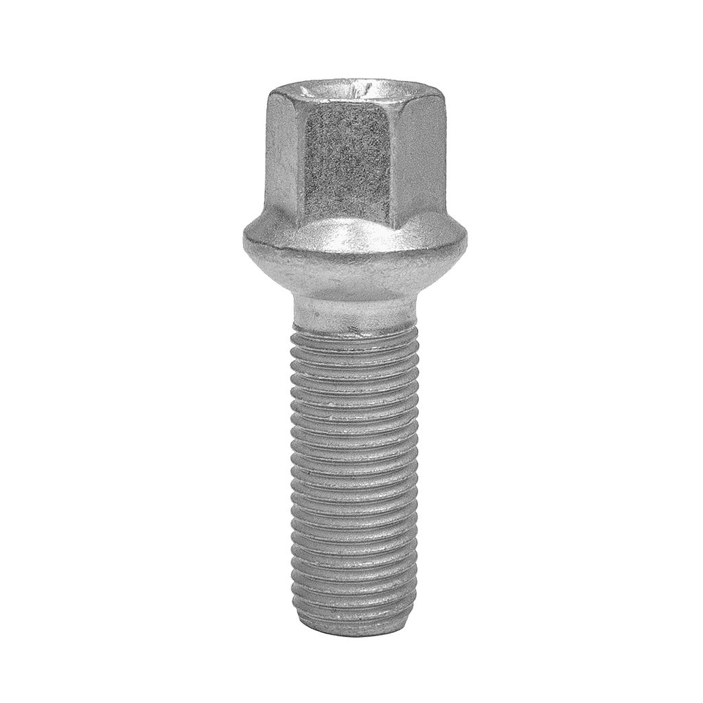Radschraube (Kugel) R14  M14 x 1.5 L40 Silber