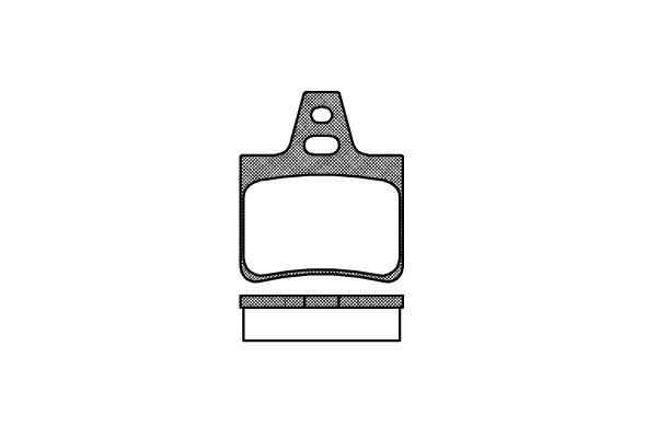 Pastiglie freni posteriore Xantia BL / XM