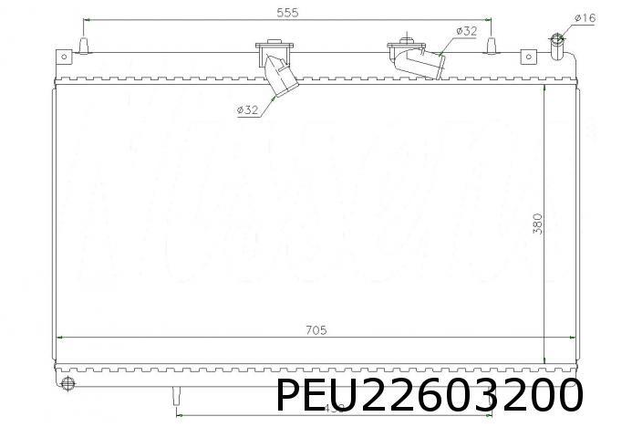 Radiator, engine cooling