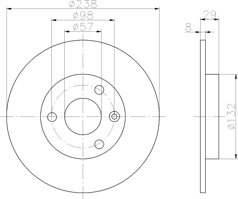AX / Saxo / 106 (1.0i/1.1i) Brake Disc