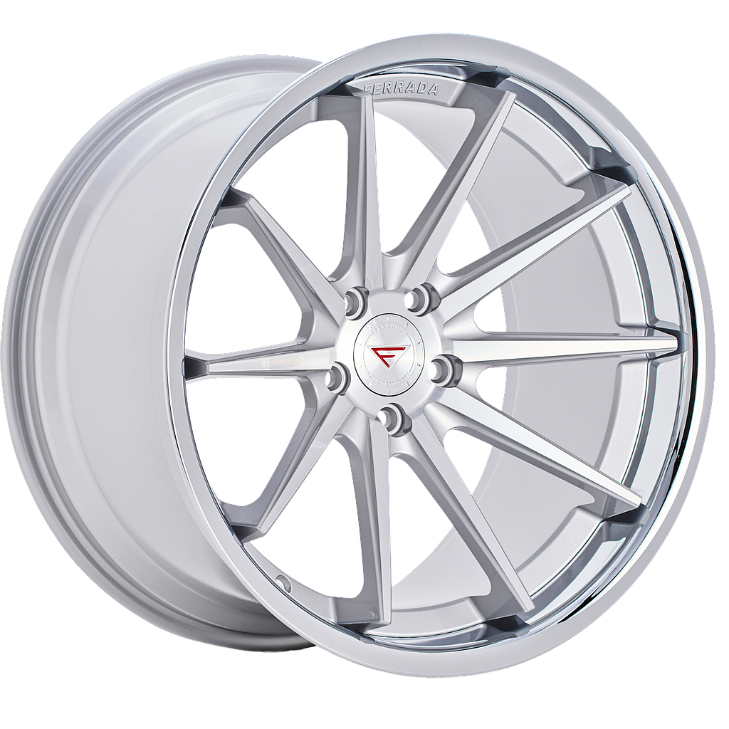 FERRADA FR4 Machine Silver / Chrome Lip 10.5x19 72.6 60° Kegel