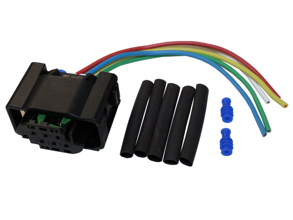 Rep.-Satz Xenon Steuergerätstecker (6-fach) Hinterachse / Drosselklappe 5-adrig
