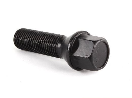 Bullone della ruota M12x1.5 Cono 60° SW-17 L-42 nero