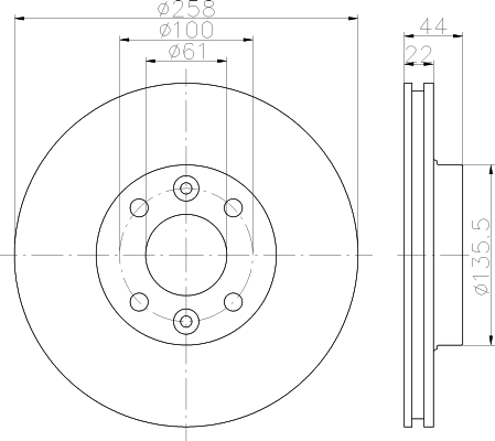 Disque de frein avant Clio IV Sandero II Logan MCV II
