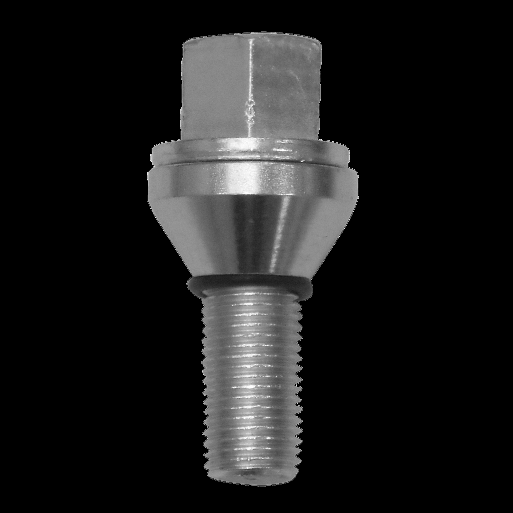 Boulon de roue M12x1.25 Cône 60° avec décalage SW-17 L-26 galvanisé