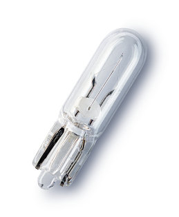 Glassockellampe 12V 2W W2x4,6d