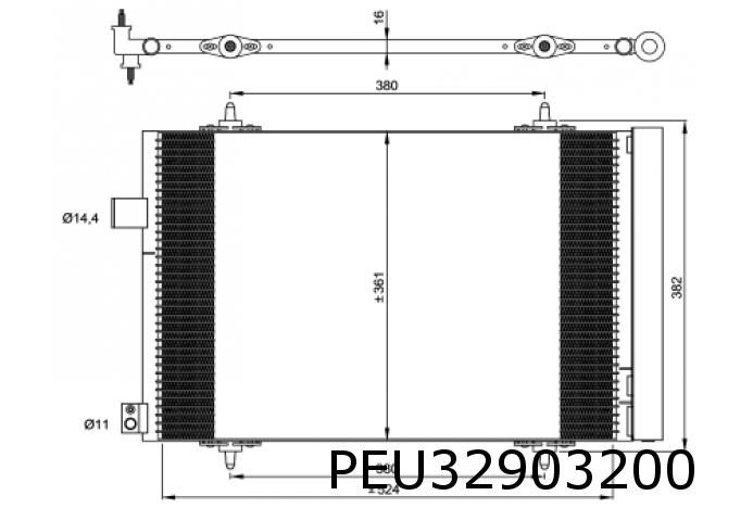 Condenser, air conditioning