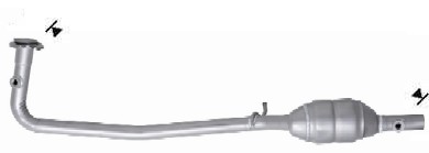 Logan / Sandero (1.4i/1.6i-16V) catalyseur