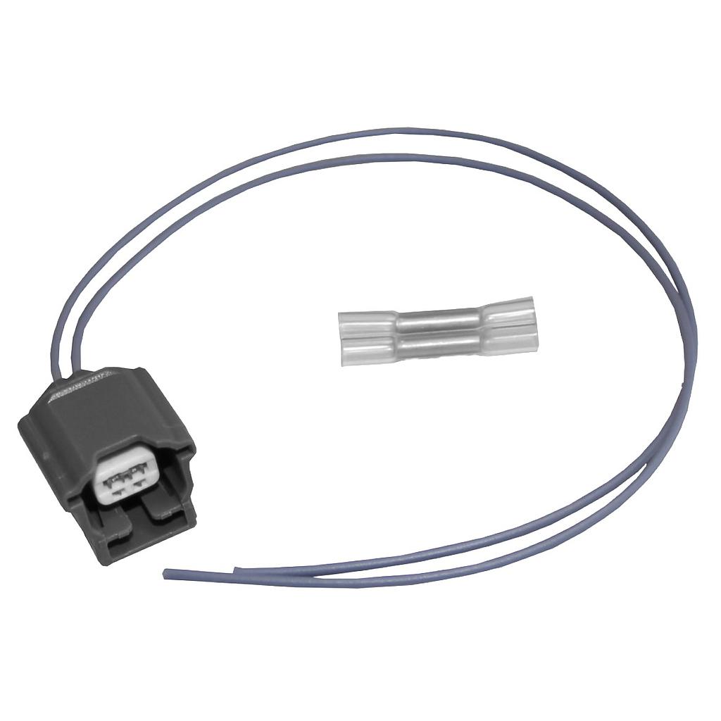 Rep.-Satz Stecker, 2-polig, Magnetventil Öldruck, Gehäuse grau, u.a. diverse Renault, Dacia