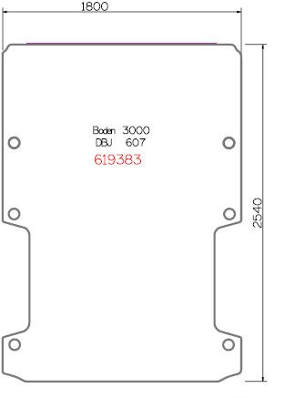 Plancher, 1 pièces L1 Jumper / Boxer / Ducato 2006-