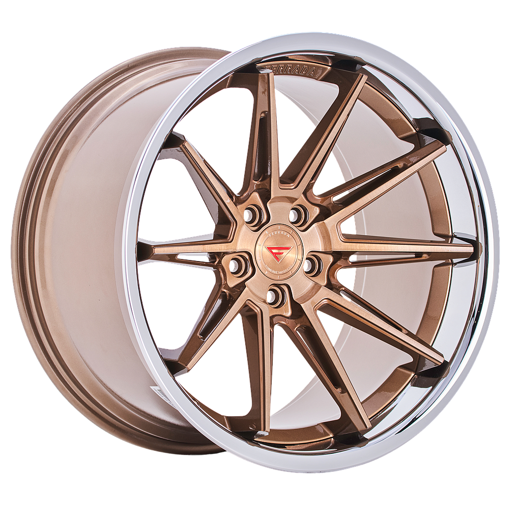 FERRADA CM2 Brushed Cobre / Chrome Lip 8.5x20 66.6 60° Kegel