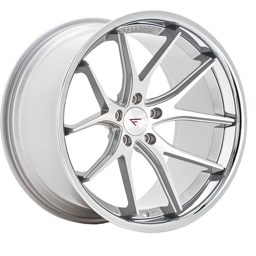 FERRADA FR2 Machine Silver / Chrome Lip 10.5x19 72.6 60° Kegel