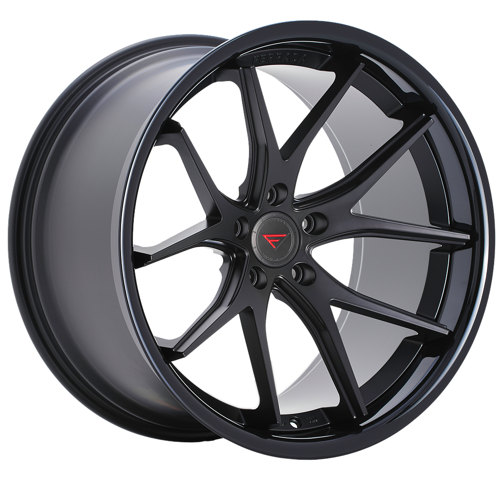 FERRADA FR2 Matte Black / Gloss Black Lip 8.5x19 73.1 60° Kegel