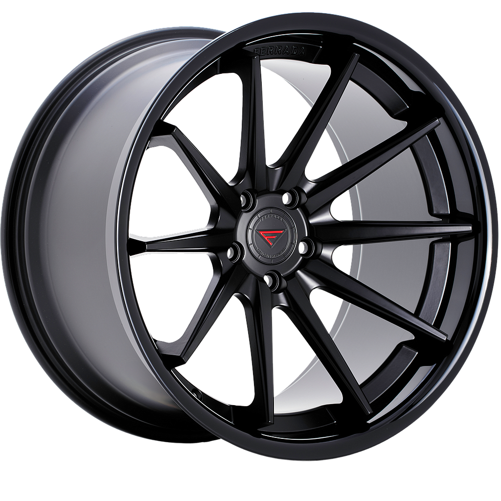 FERRADA FR4 Matte Black / Gloss Black Lip 8.5x19 73.1 60° Kegel