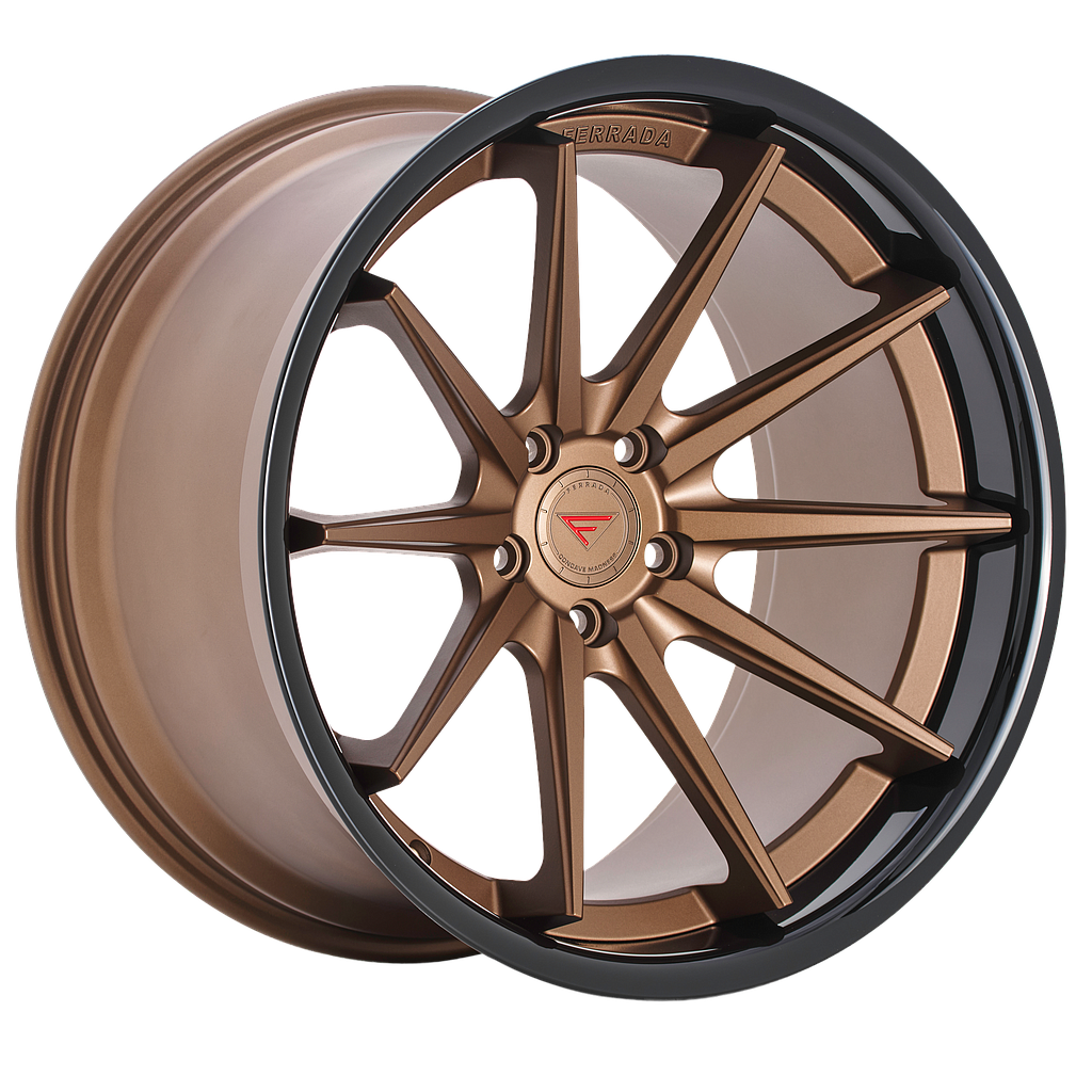 FERRADA FR4 Matte Bronze / Gloss Black Lip 9.5x22 71.6 60° Kegel