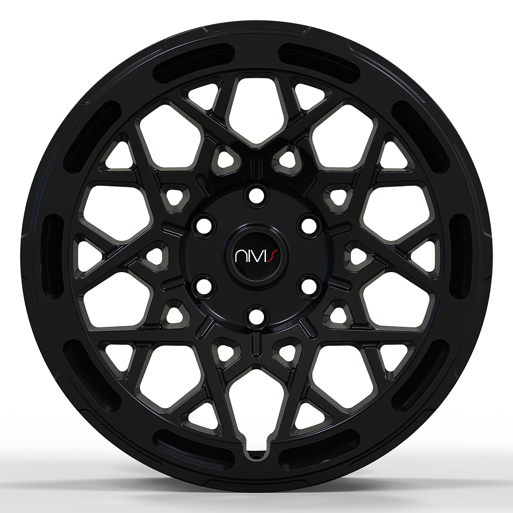 Nivis Velora 8.5x20 ET45 6x120 74.6 Gloss Black