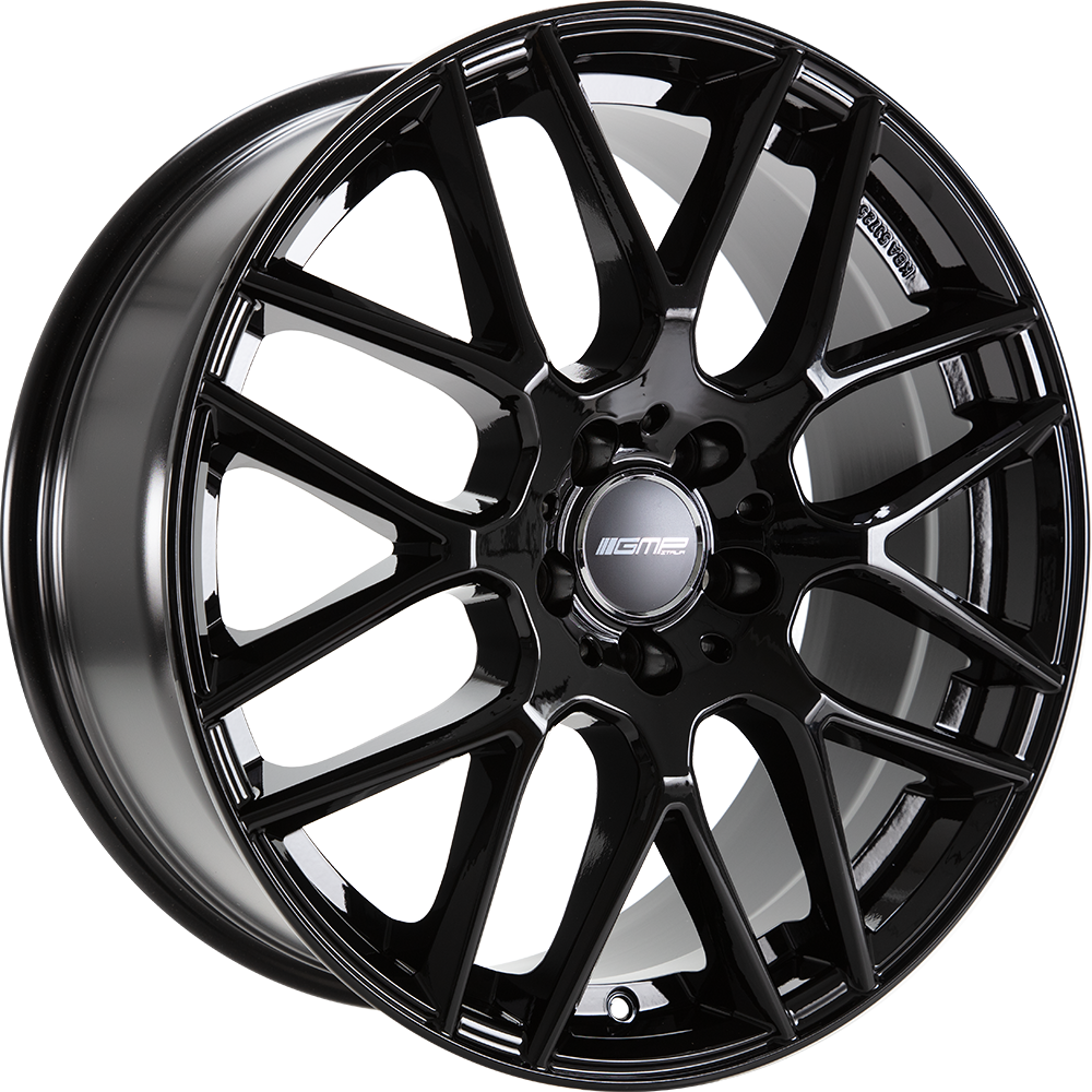 GMP Berghem 10x22 ET18 5x112 66.5 Black glossy