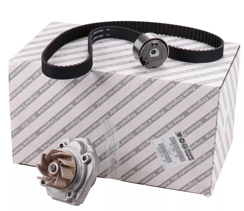 Zahnriemensatz mit Wasserpumpe original Fiat 500 Doblo Grande Punto Panda Idea