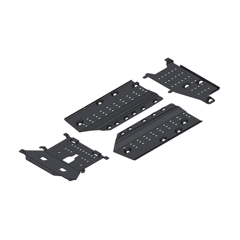 REDUST Unterfahrschutz Schwarz Duster 3 2WD Komplett Set