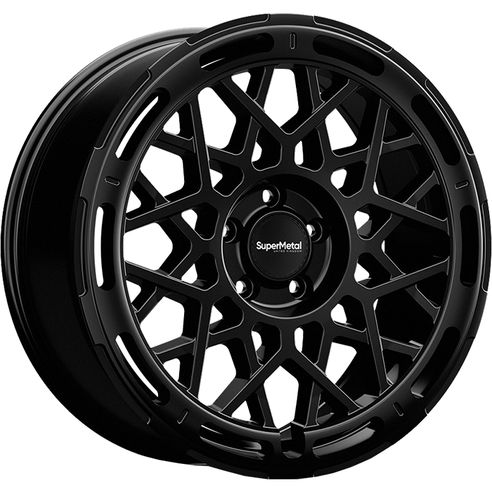 SuperMetal CAGE Matt Black 8.5x20 ET45 5x120 65.1
