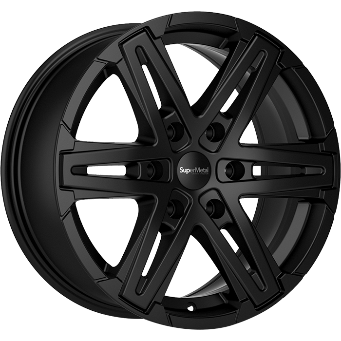 SuperMetal COMPASS Matt Black 8.5x18 ET40 5x120 65.1