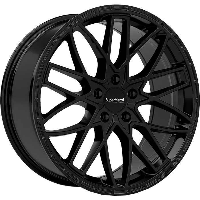 SuperMetal VANE Gloss Black 8.0x20 ET50 5x160 65.1