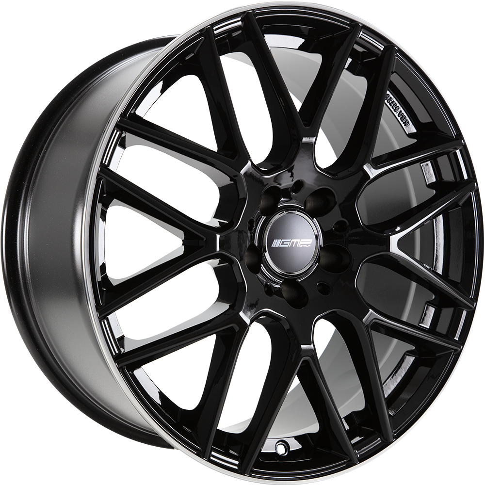 DIEWE Berghem black diamond lip 9.0x19 ET48 5x112 66.6