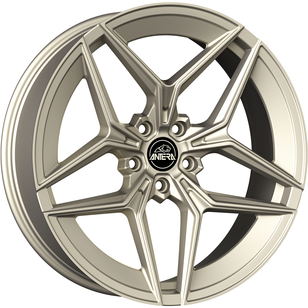 DIEWE A107 CONCAVE satin champagne 10.0x21 ET20 5x112 66.6