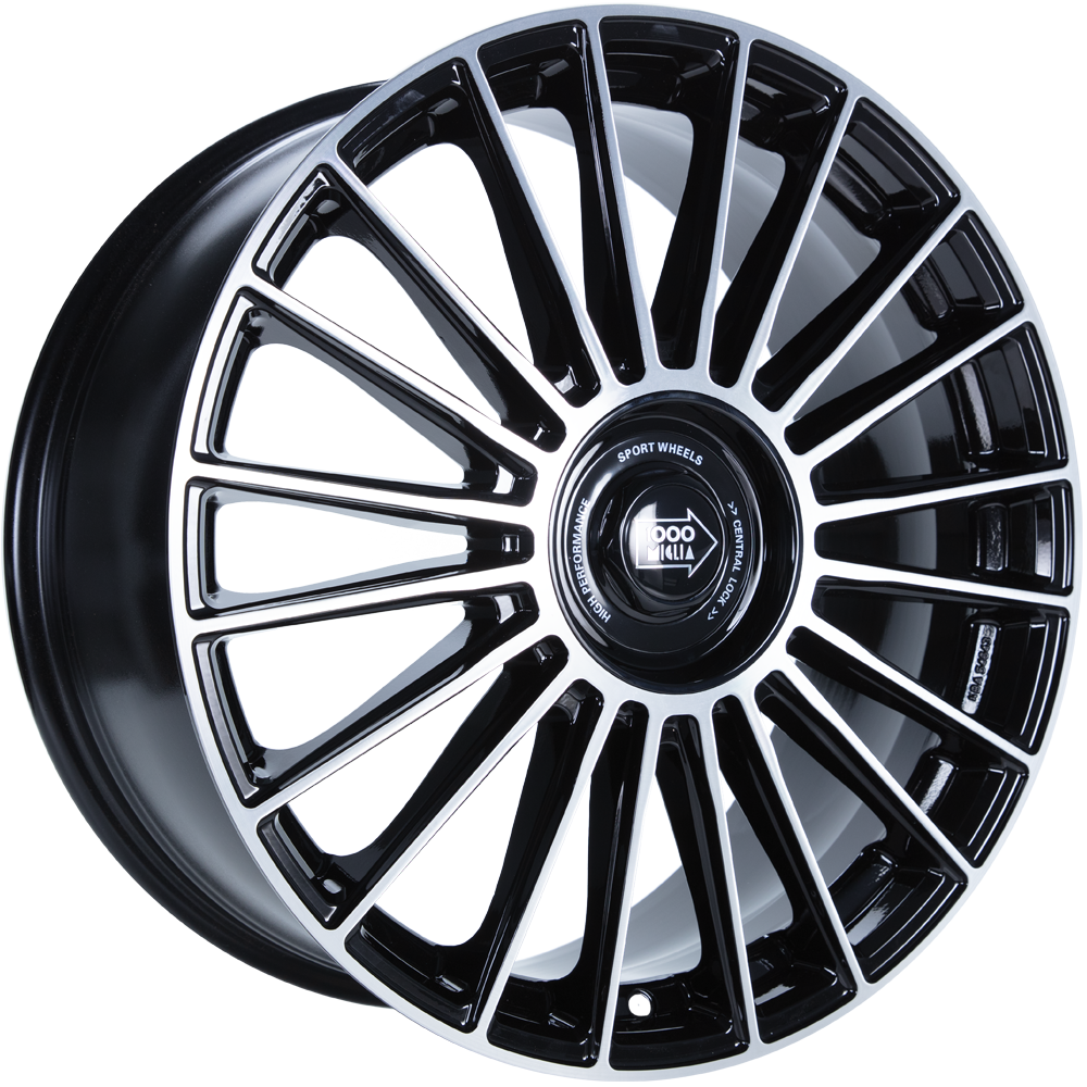 DIEWE MM1022 black polished 8.0x18 ET30 5x112 73.1