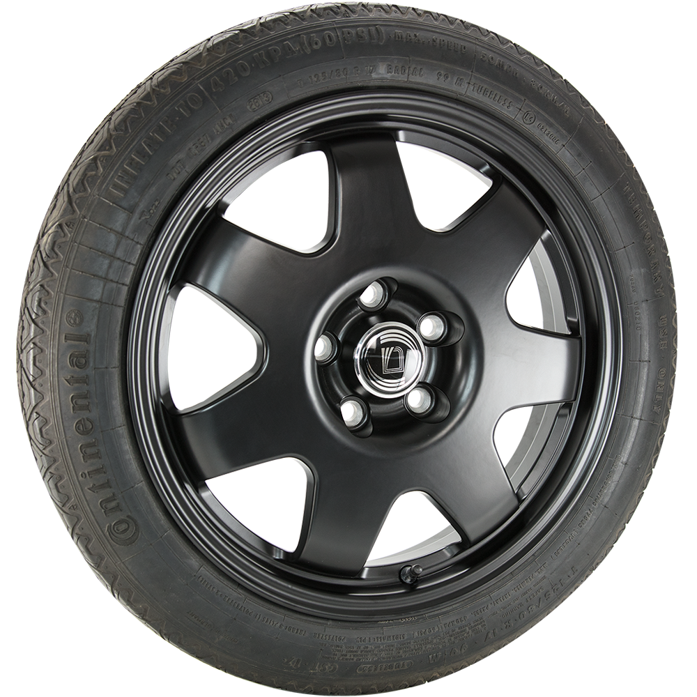 DIEWE Notrad 125/80R17 schwarz matt 4.0x17 ET0 5x112 57.1