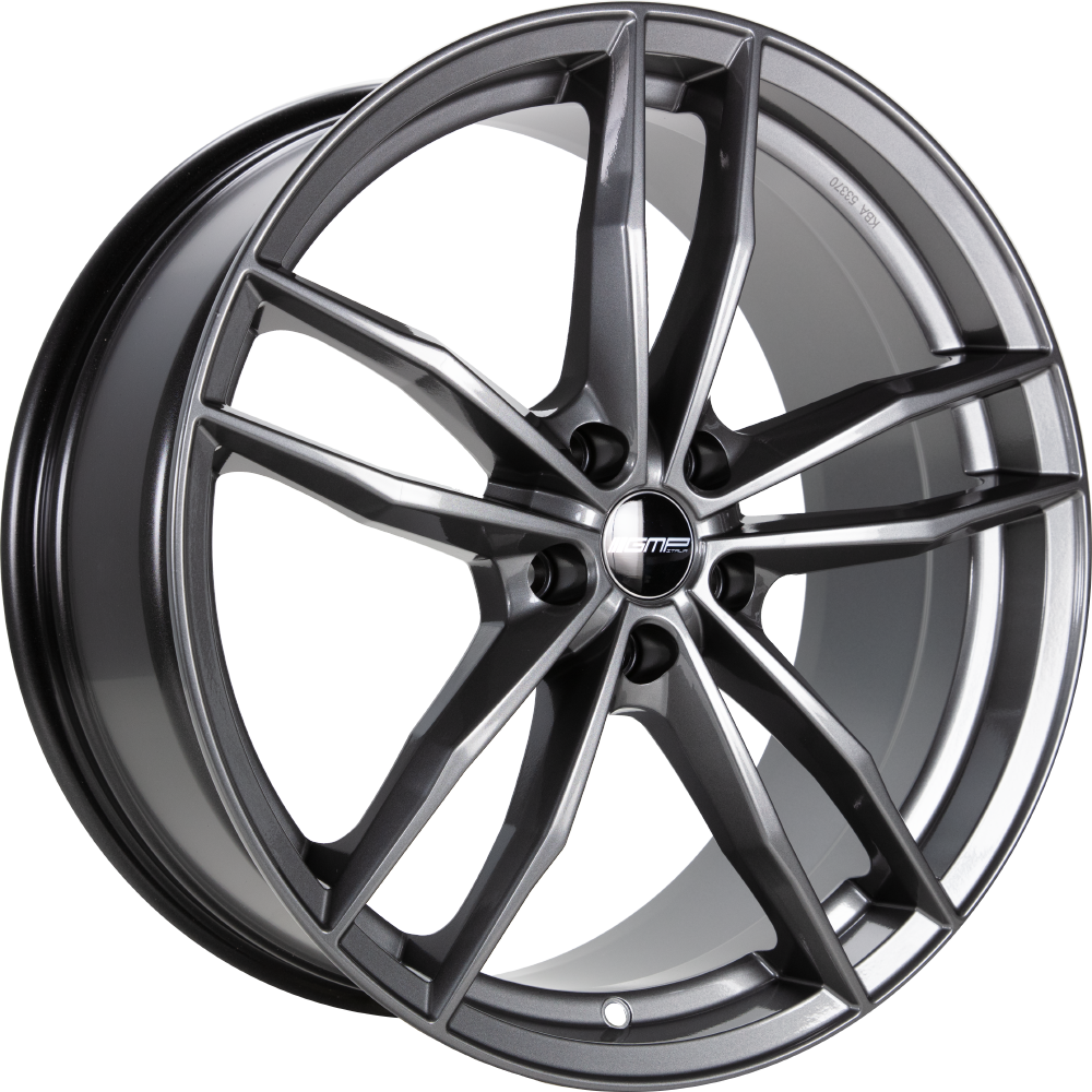DIEWE Swan anthracite glossy 8.0x18 ET30 5x112 66.6