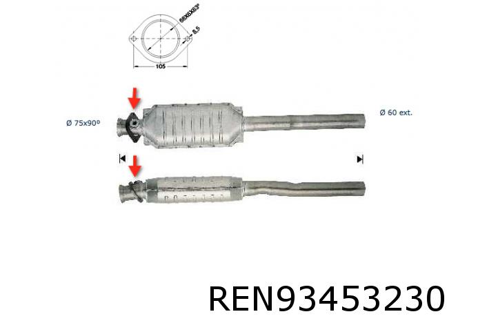 Laguna (3.0i-V6) catalyseur