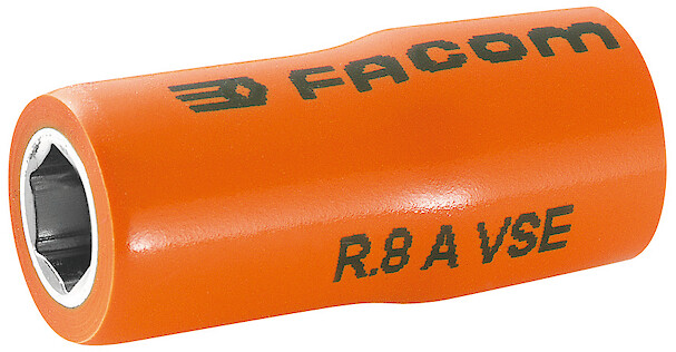 FACOM Isolierte 1/4-Steckbuchse 10 Mm