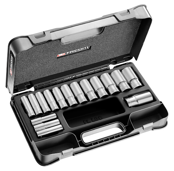 FACOM Coffret Douil 1/2' Longues 6P Mm 16Pc