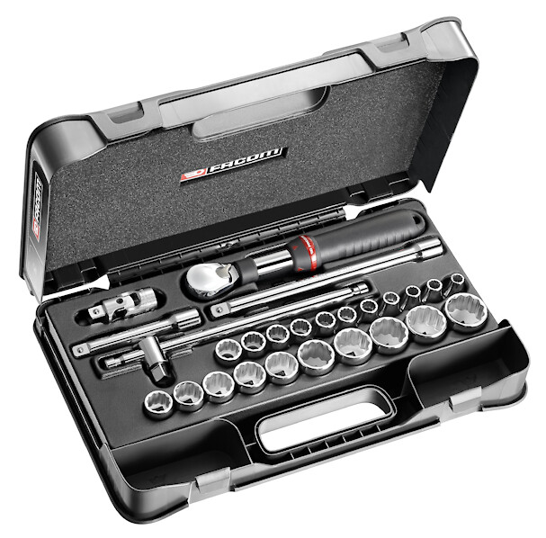 FACOM Coffret Douil 1/2' 12P Mm Sxl.161 26Pc