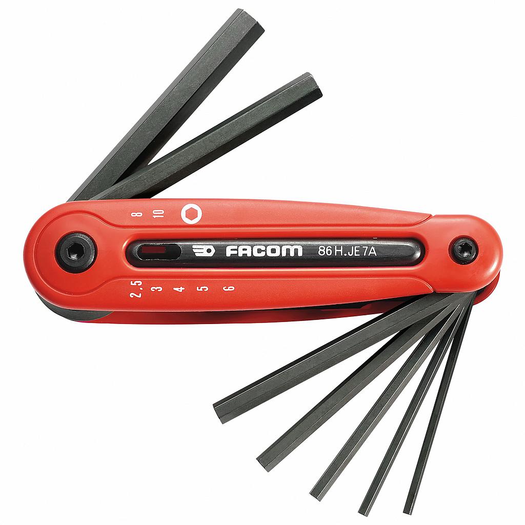 FACOM Stiftschluessel Im Halter, 7-Tlg