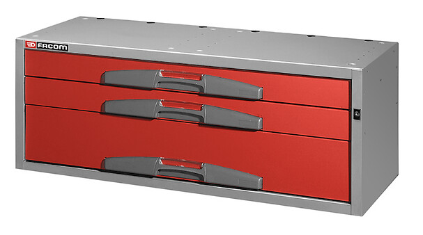 FACOM Regal Gross Tief 3 Schubladen Fest